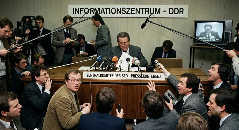 The Press Conference Mistake That Brought Down a Wall