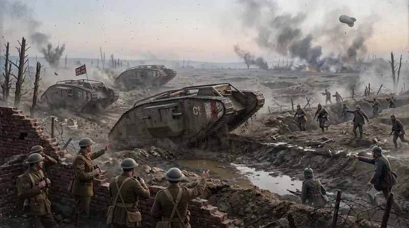The Iron Behemoths of Flers-Courcelette