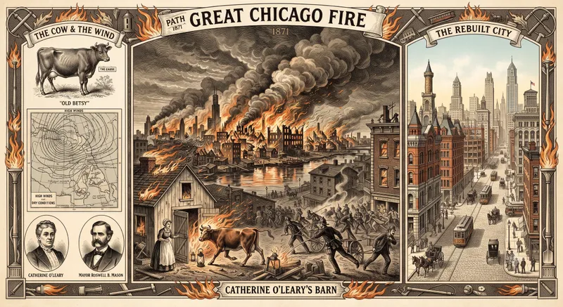 The Great Chicago Fire: The Cow, the Wind, and the Rebuilt City