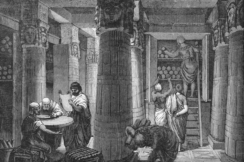The Library of Alexandria's Destruction