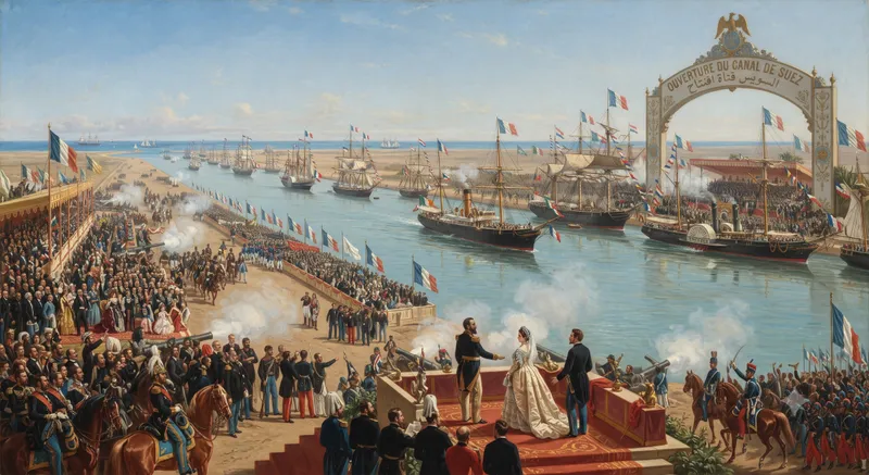 The Opening of the Suez Canal: Two Seas Made One