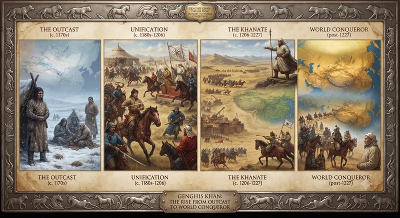The Rise of Genghis Khan: From Outcast to World Conqueror