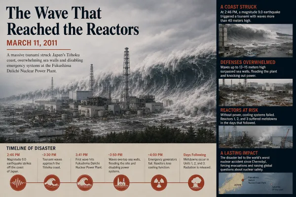 The Wave That Reached the Reactors