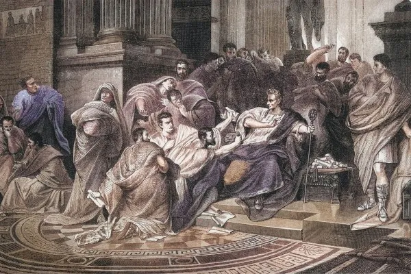 The Day Julius Caesar Was Assassinated