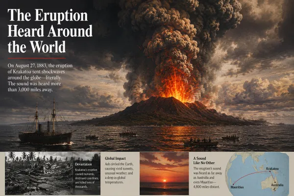 The Eruption Heard Around the World
