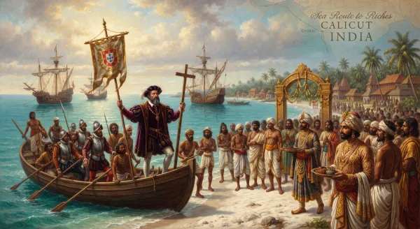 Vasco da Gama Reaches India: The Sea Route to Riches